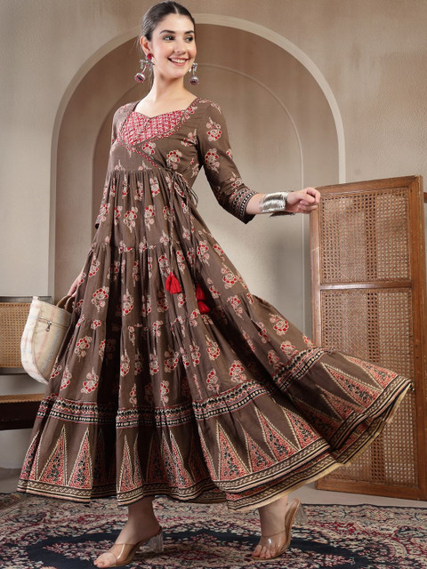 Anouk Mirage Women Floral Printed Floral Anarkali Kurta - Image 2