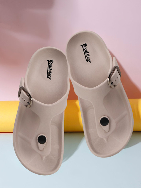 The Roadster Lifestyle Co Solid EVA Casual Flip Flops