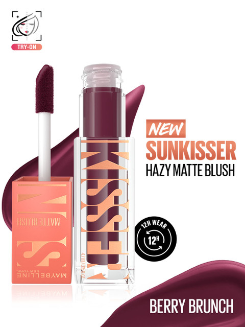 Maybelline 12H Wear Sunkissed Cheeks Longwear Sunkisser Hazy Matte Blush - Berry Brunch