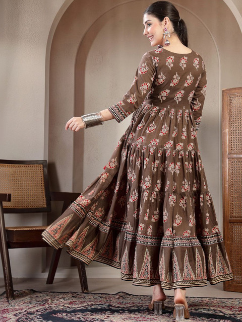 Anouk Mirage Women Floral Printed Floral Anarkali Kurta - Image 7