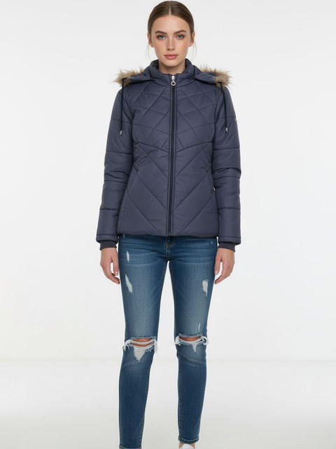 The Roadster Lifestyle Co Hooded Quilted Jacket