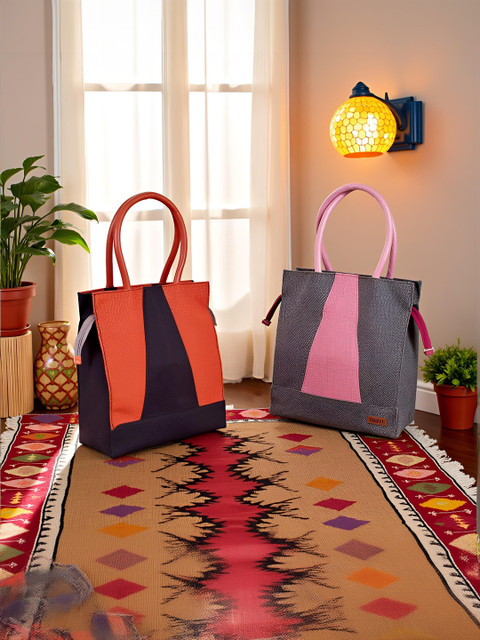 FOONTY Set of 2 Eco Friendly Lunch bags Travel Accessory