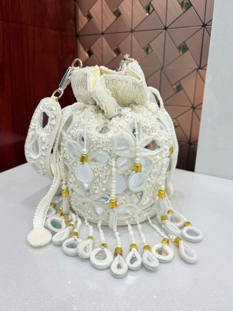 SKIMMER Embroidered Potli Clutch