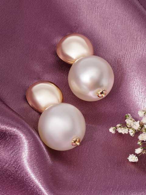 Forever Glam by Pantaloons Spherical Drop Earrings