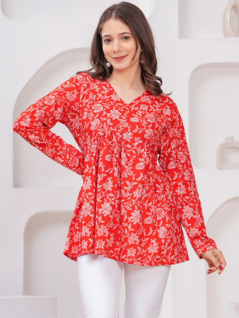 SHREELATA Floral Print Top