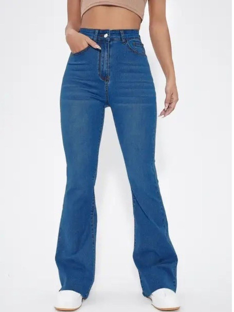 Veltick Women Bootcut High-Rise Jeans
