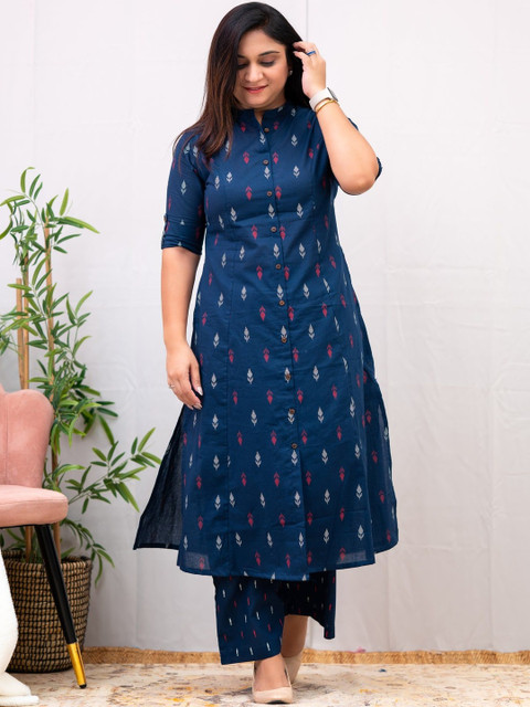 SZN Women Ethnic Motifs Printed Regular Kurta with Palazzos