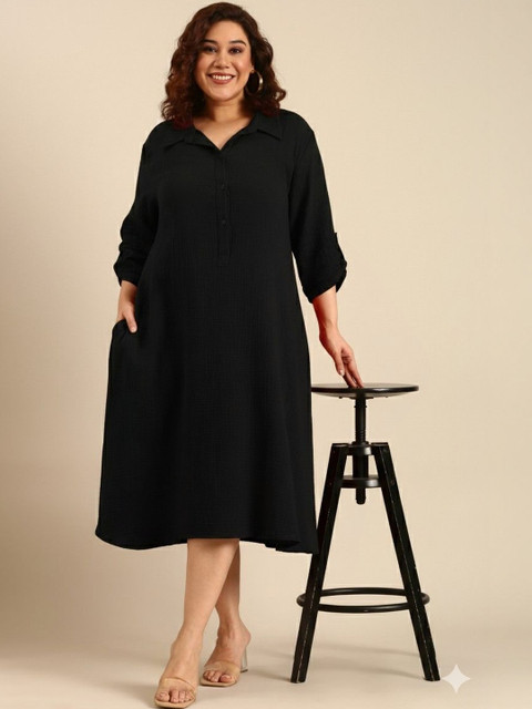 The Pink Moon A-Line Maxi Dress