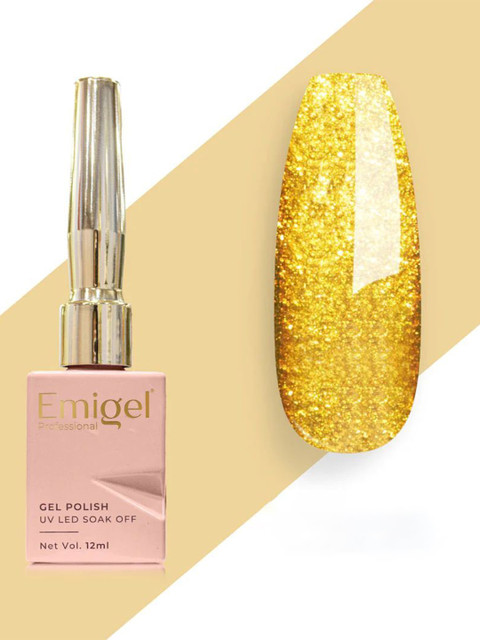 Emigel PROFESSIONAL UV Led Soak Off Gel Polish - 12 ml - Sunglow Gold E186