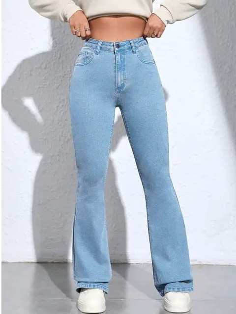 Veltick Women Bootcut High-Rise Jeans