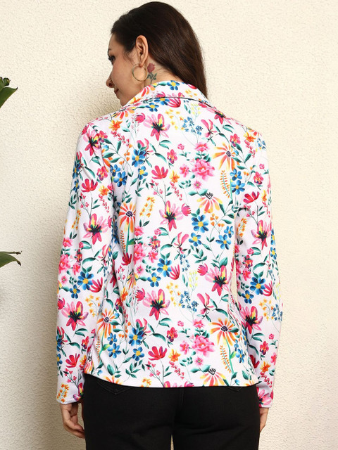 BAESD Printed Notched Lapel Blazers - Image 3