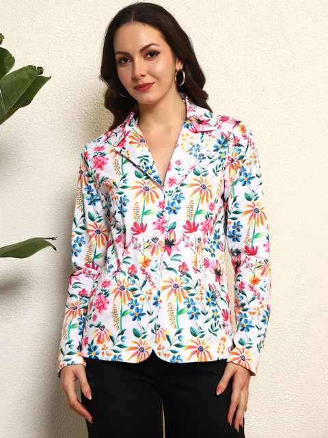 BAESD Printed Notched Lapel Blazers - Image 2