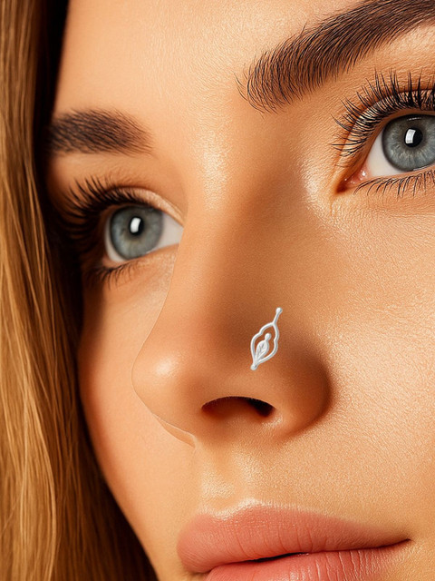 Sangria 925 Sterling Silver Stud Nosepin