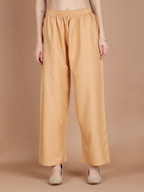 MICHAEL KOVLIN Women Wide Leg Luxe Plus Size Ethnic Palazzo