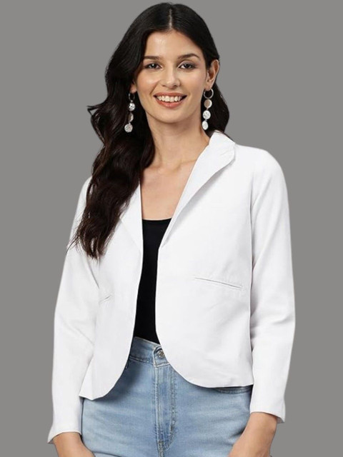 R.Code by The Roadster Life Co. Cotton Open-Front Single Breasted Blazer