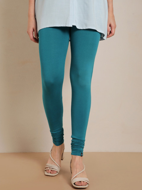 TWIN BIRDS Women Mid-Rise Churidar-Length Leggings