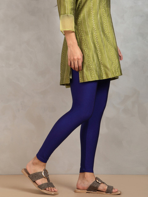 TWIN BIRDS Shimmer Ankle-Length Leggings - Image 2