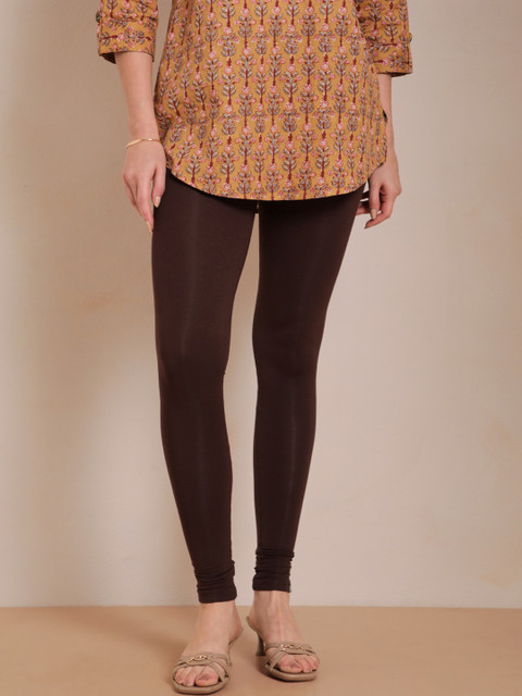 Twin Birds Women Mid-Rise Churidar-Length Leggings