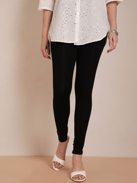 TWIN BIRDS Plus Size Women Super Stretch Churidar Length Leggings