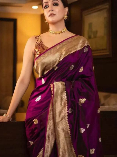 Shriyangan Woven Design Zari Art Silk Handloom Kanjeevaram Saree