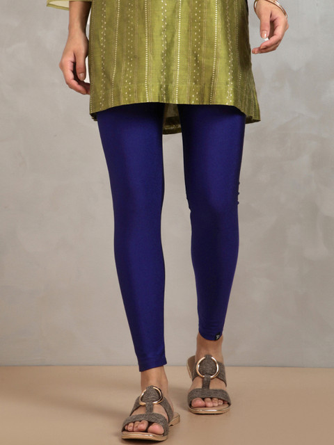 TWIN BIRDS Women Ankle-Length Shimmer Leggings