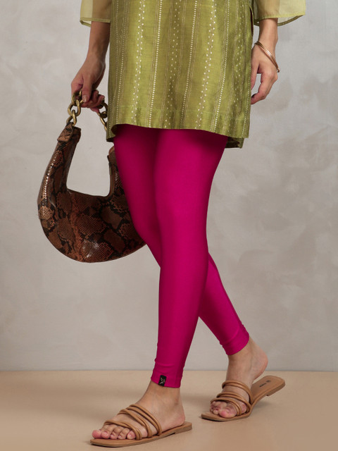 TWIN BIRDS Women Ankle-Length Shimmer Leggings - Image 4