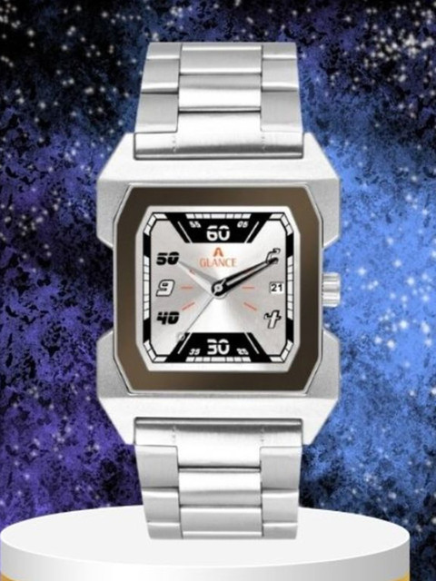 Aglance Unisex Printed Dial & Bracelet Style Straps Analogue Watch New343_AG1574SM01