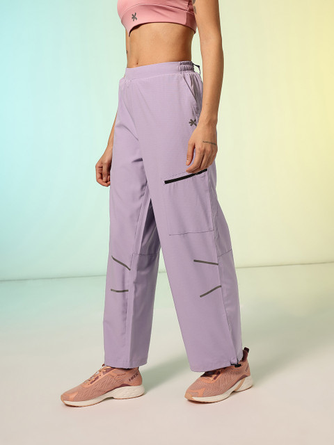 HRX by Hrithik Roshan Women Reflective Detail Running Track Pants