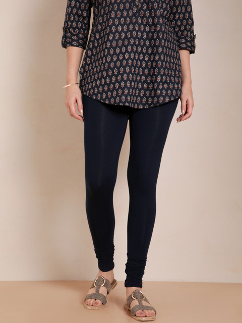 TWIN BIRDS Plus Size Women Super Stretch Churidar Length Leggings