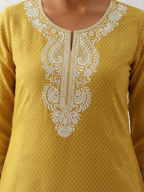 Sangria Women Embroidered Kurta - Image 2