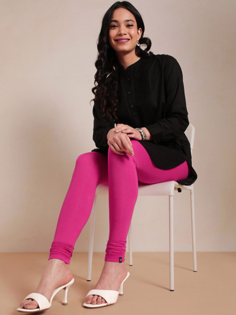 TWIN BIRDS High-Rise Churidar-Length Leggings - Image 5