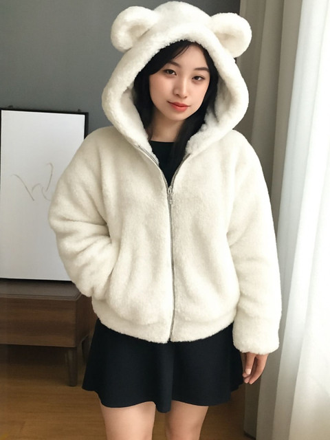 TIARA WORLD Women Woollen Lightweight Puffer Jacket