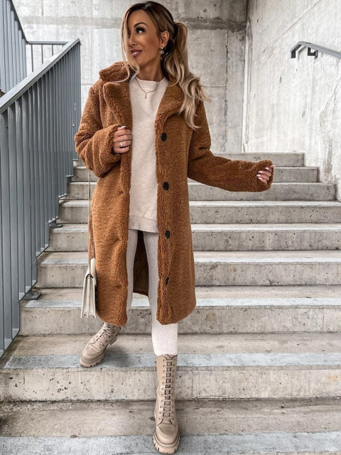 StyleCast Women Longline Open Front Jacket