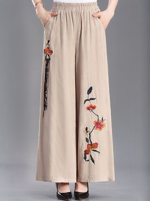 StyleCast Women Printed Loose Fit Easy Wash Culottes Trousers