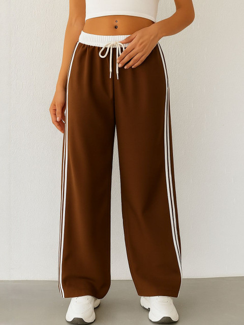 SAKHWALA Women Loose Fit Track Pants