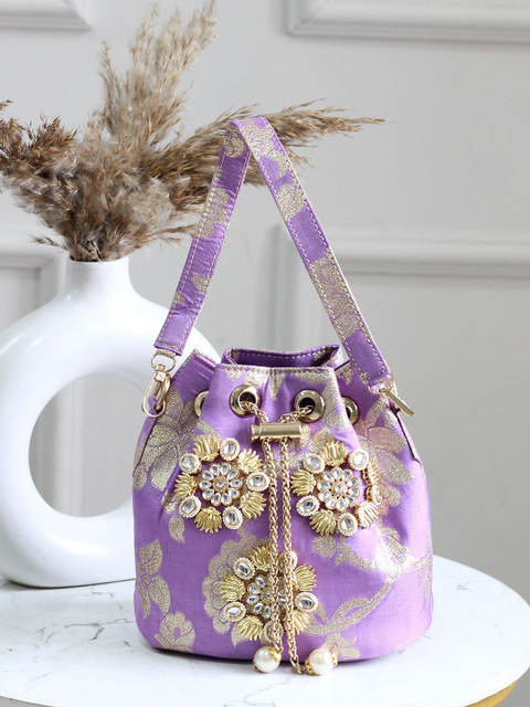 BOXWISH BY BHUMIKA Embroidered Purse Clutch - Image 5