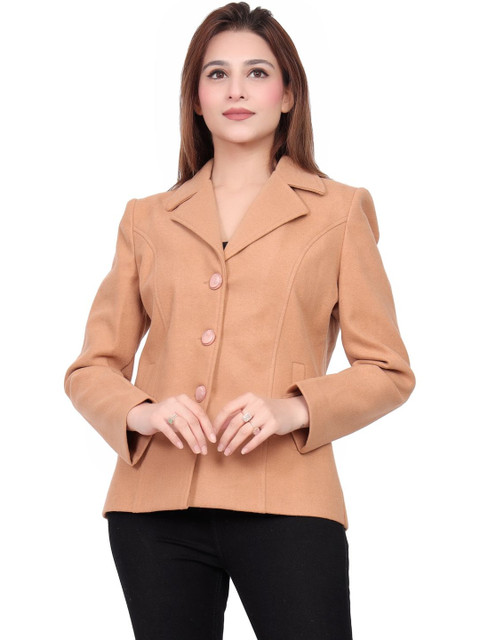 Hallinton Women Single-Breasted Overcoat With Two Pockets