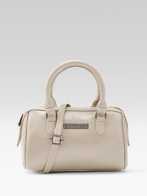 Caprese Animal Textured Structured Handheld Bag