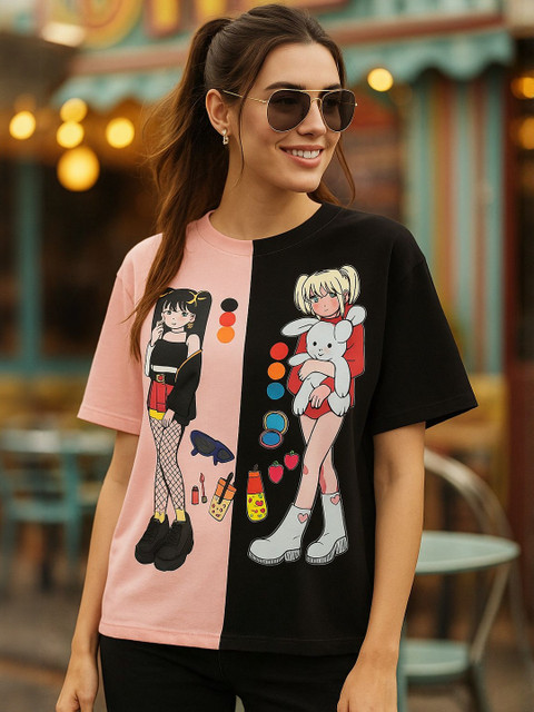 SZN Women Colourblocked T-shirt