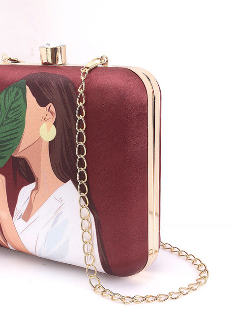 VRPS Handicrafts Printed Box Clutch - Image 7