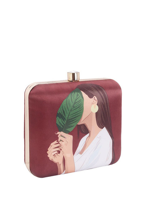 VRPS Handicrafts Printed Box Clutch - Image 3