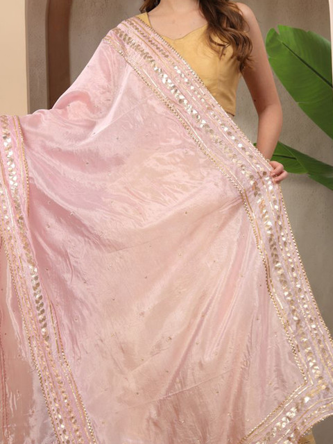 Clora Creation Women Ethnic Motifs Embroidered Dupatta with Gotta Patti - Image 2