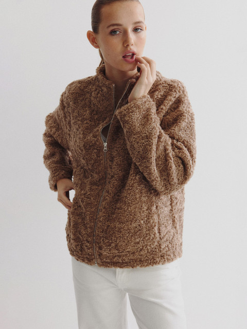H&M Oversized Teddy Jacket