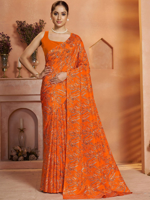 Garden Vareli Floral Printed Saree