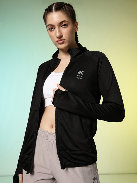 HRX by Hrithik Roshan Mock Collar Running Sporty Jacket