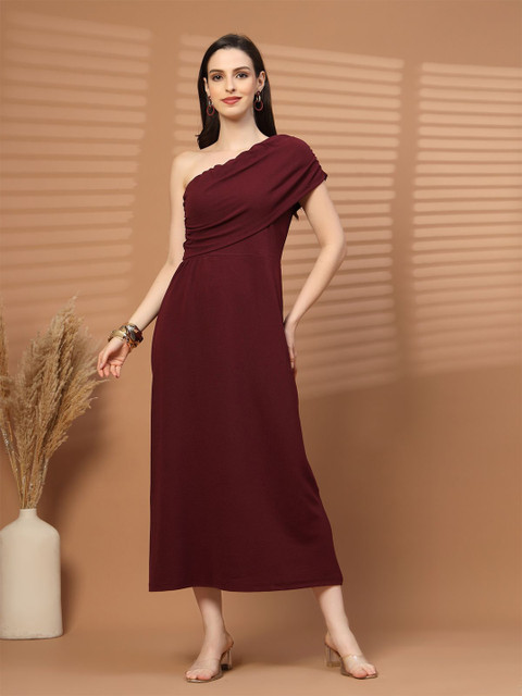 plusS Sheath Midi Dress