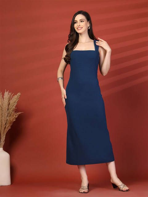 plusS Sheath Midi Dress