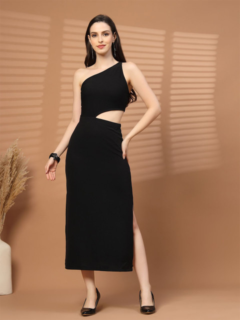 plusS Sheath Midi Dress
