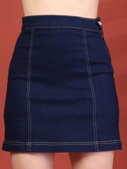 plusS Shirt Collar Pure Cotton Top With Skirt & Coat - Image 4