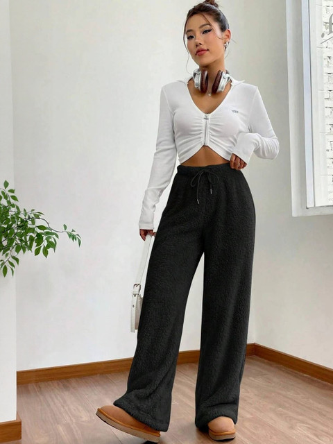 Kotty Women High-Rise Easy Wash Trousers